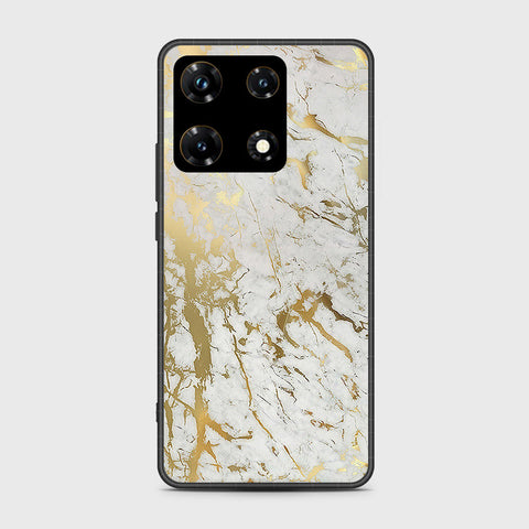 Infinix Note 30 Pro  Cover- White Marble Series - HQ Premium Shine Durable Shatterproof Case