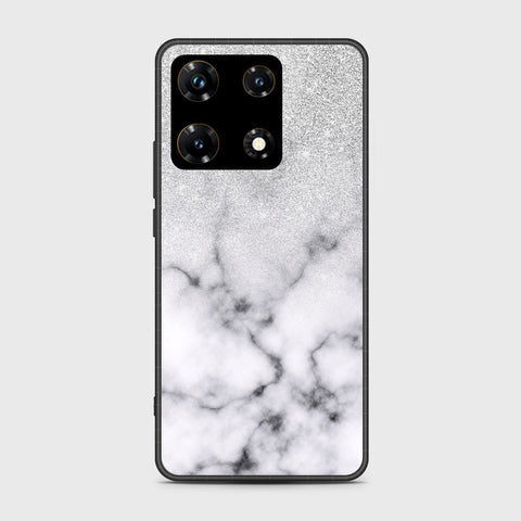 Infinix Note 30 Pro  Cover- White Marble Series - HQ Premium Shine Durable Shatterproof Case