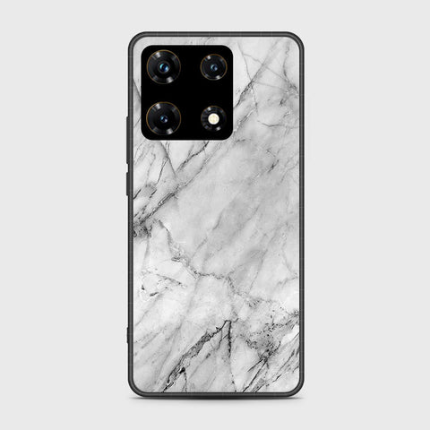 Infinix Note 30 Pro  Cover- White Marble Series - HQ Premium Shine Durable Shatterproof Case