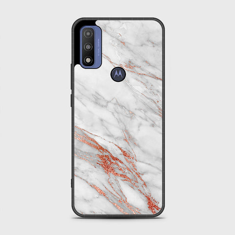 Motorola G Pure  Cover- White Marble Series - HQ Premium Shine Durable Shatterproof Case