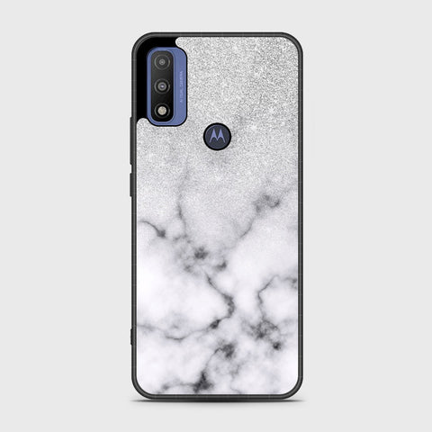 Motorola G Pure  Cover- White Marble Series - HQ Premium Shine Durable Shatterproof Case