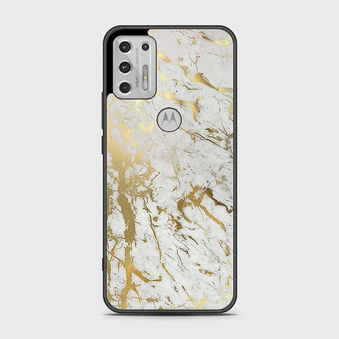 Motorola Moto G Stylus 5G 2021  Cover- White Marble Series - HQ Premium Shine Durable Shatterproof Case