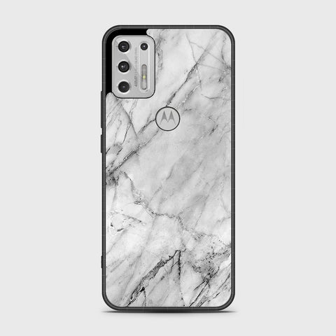 Motorola Moto G Stylus 5G 2021  Cover- White Marble Series - HQ Premium Shine Durable Shatterproof Case