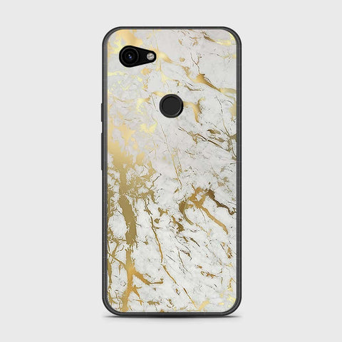 Google Pixel 3a XL Cover- White Marble Series - HQ Premium Shine Durable Shatterproof Case