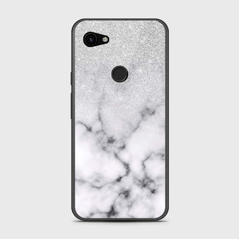 Google Pixel 3a XL Cover- White Marble Series - HQ Premium Shine Durable Shatterproof Case