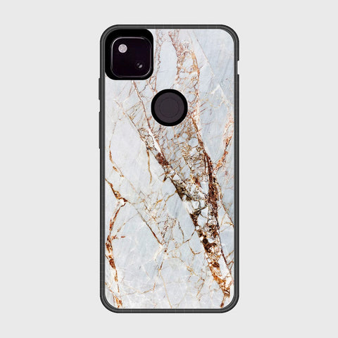 Google Pixel 4a 4G Cover- White Marble Series - HQ Premium Shine Durable Shatterproof Case