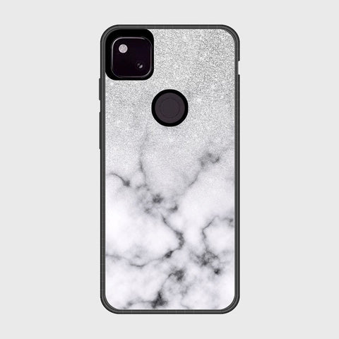 Google Pixel 4a 4G Cover- White Marble Series - HQ Premium Shine Durable Shatterproof Case