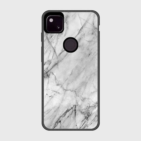 Google Pixel 4a 4G Cover- White Marble Series - HQ Premium Shine Durable Shatterproof Case