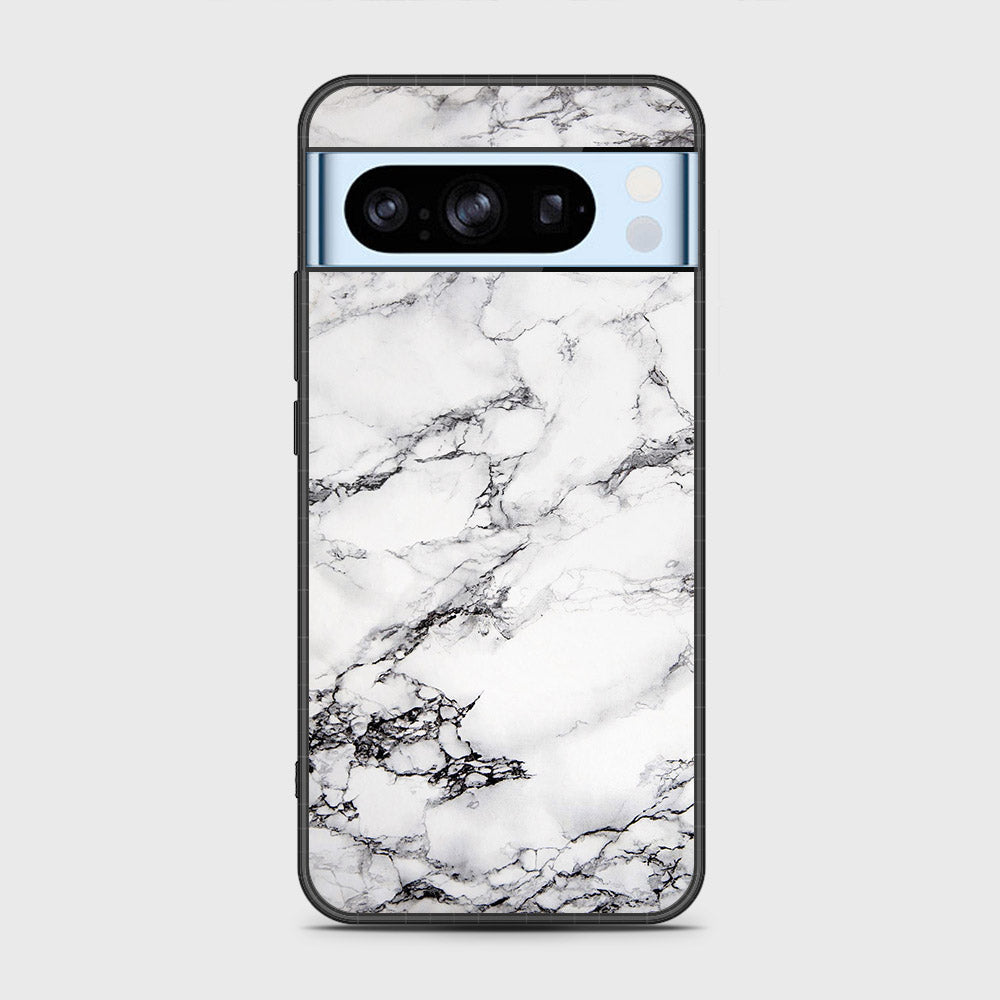 Google Pixel 8 Pro Cover- White Marble Series - HQ Premium Shine Durable Shatterproof Case