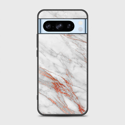 Google Pixel 8 Pro Cover- White Marble Series - HQ Premium Shine Durable Shatterproof Case