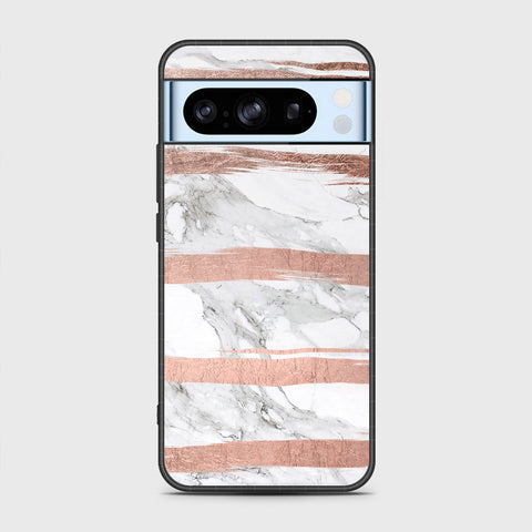 Google Pixel 8 Pro Cover- White Marble Series - HQ Premium Shine Durable Shatterproof Case