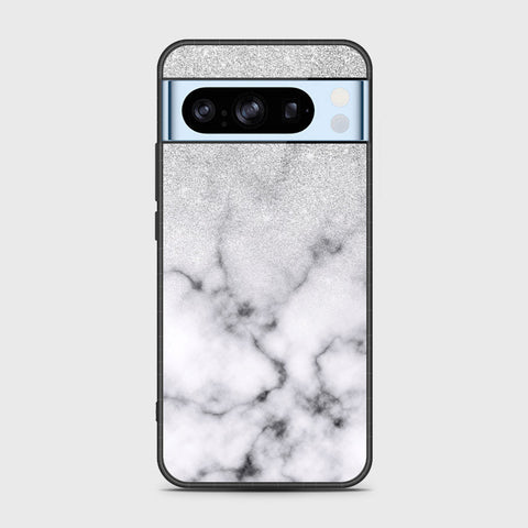 Google Pixel 8 Pro Cover- White Marble Series - HQ Premium Shine Durable Shatterproof Case