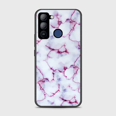 Tecno Pop 5 LTE Cover- White Marble Series - HQ Premium Shine Durable Shatterproof Case