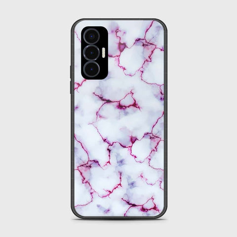 Tecno Pova 3 Cover- White Marble Series - HQ Premium Shine Durable Shatterproof Case