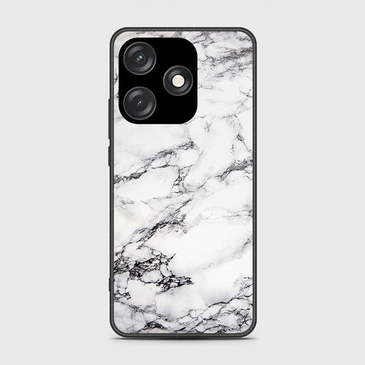 Tecno Spark 10 Cover - White Marble Series - HQ Premium Shine Durable Shatterproof Case