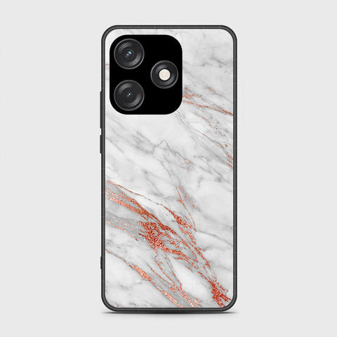 Tecno Spark 10 Cover - White Marble Series - HQ Premium Shine Durable Shatterproof Case