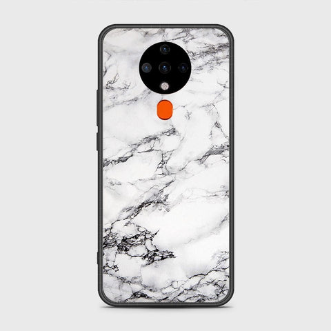 Tecno Spark 6 Cover- White Marble Series - HQ Premium Shine Durable Shatterproof Case