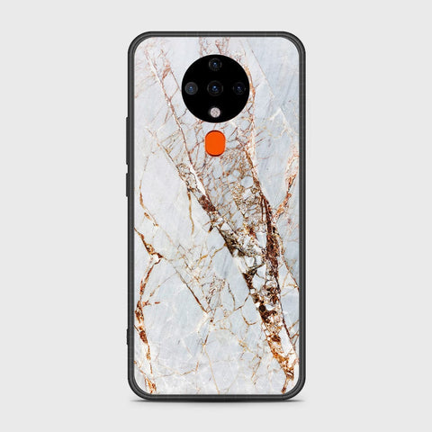 Tecno Spark 6 Cover- White Marble Series - HQ Premium Shine Durable Shatterproof Case