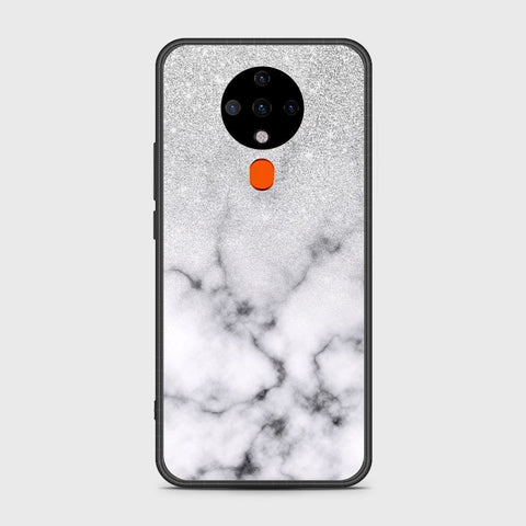 Tecno Spark 6 Cover- White Marble Series - HQ Premium Shine Durable Shatterproof Case