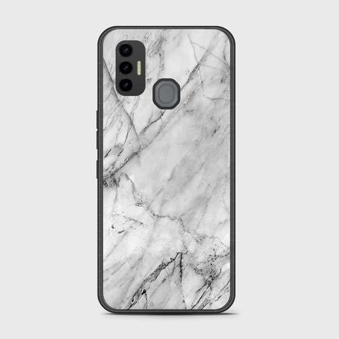 Tecno Spark 7 Cover- White Marble Series - HQ Premium Shine Durable Shatterproof Case