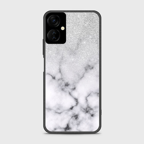 Tecno Spark 9T Cover- White Marble Series - HQ Premium Shine Durable Shatterproof Case