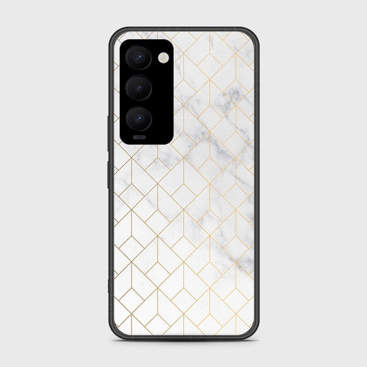 Tecno Camon 18 Premier Cover- White Marble Series 2 - HQ Ultra Shine Premium Infinity Glass Soft Silicon Borders Case