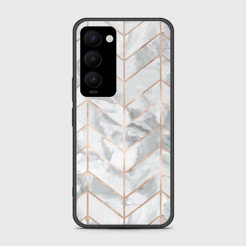 Tecno Camon 18 Premier Cover- White Marble Series 2 - HQ Ultra Shine Premium Infinity Glass Soft Silicon Borders Case