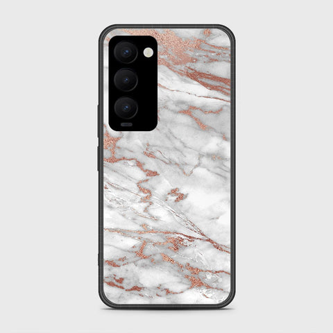 Tecno Camon 18 Premier Cover- White Marble Series 2 - HQ Ultra Shine Premium Infinity Glass Soft Silicon Borders Case