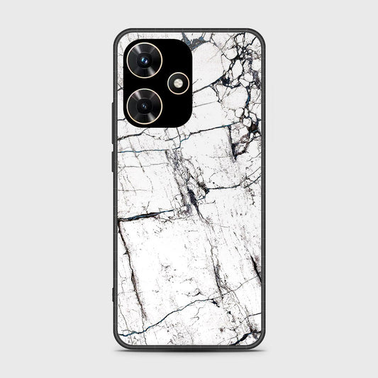 Infinix Hot 30i Cover - White Marble Series 2 - HQ Premium Shine Durable Shatterproof Case (Fast Delivery)