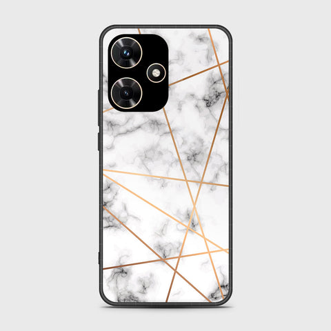 Infinix Hot 30i Cover - White Marble Series 2 - HQ Premium Shine Durable Shatterproof Case