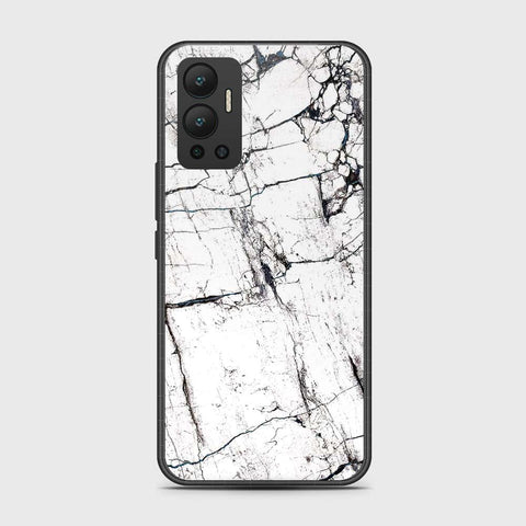 Infinix Hot 12 Cover- White Marble Series 2 - HQ Premium Shine Durable Shatterproof Case