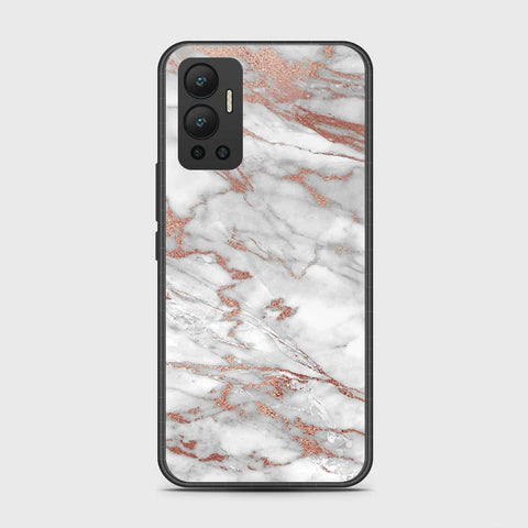 Infinix Hot 12 Cover- White Marble Series 2 - HQ Premium Shine Durable Shatterproof Case