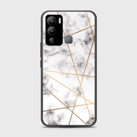 Infinix Hot 12i Cover- White Marble Series 2 - HQ Premium Shine Durable Shatterproof Case