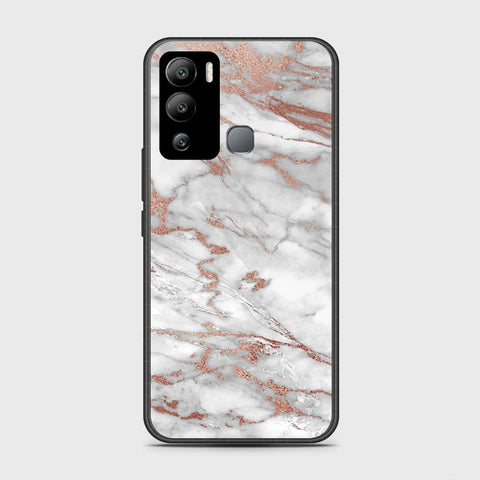 Infinix Hot 12i Cover- White Marble Series 2 - HQ Premium Shine Durable Shatterproof Case