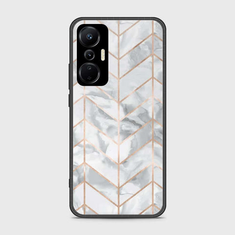 Infinix Hot 20S Cover- White Marble Series 2 - HQ Ultra Shine Premium Infinity Glass Soft Silicon Borders Case