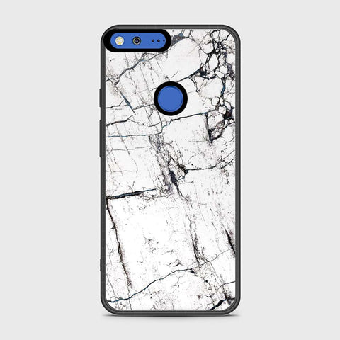 Google Pixel Cover- White Marble Series 2 - HQ Premium Shine Durable Shatterproof Case