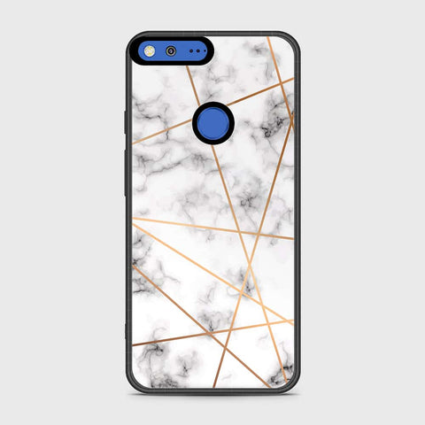 Google Pixel Cover- White Marble Series 2 - HQ Premium Shine Durable Shatterproof Case