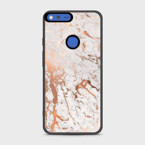 Google Pixel Cover- White Marble Series 2 - HQ Premium Shine Durable Shatterproof Case