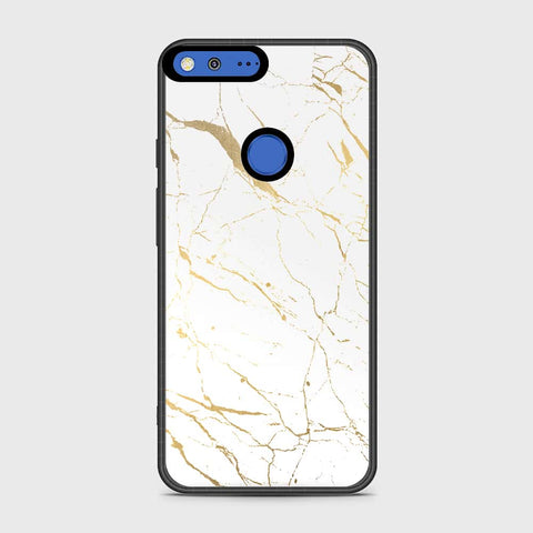 Google Pixel Cover- White Marble Series 2 - HQ Premium Shine Durable Shatterproof Case