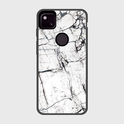 Google Pixel 4a 4G Cover- White Marble Series 2 - HQ Premium Shine Durable Shatterproof Case