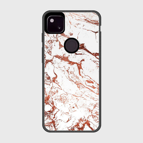 Google Pixel 4a 4G Cover- White Marble Series 2 - HQ Premium Shine Durable Shatterproof Case