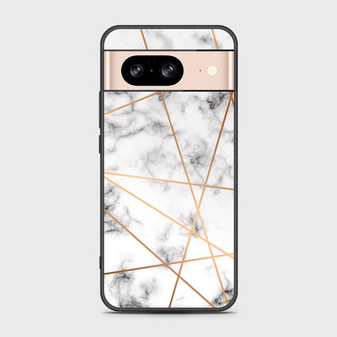 Google Pixel 8  Cover- White Marble Series 2 - HQ Premium Shine Durable Shatterproof Case