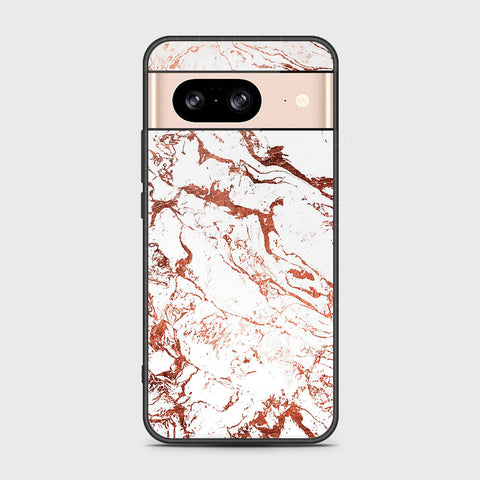 Google Pixel 8  Cover- White Marble Series 2 - HQ Premium Shine Durable Shatterproof Case