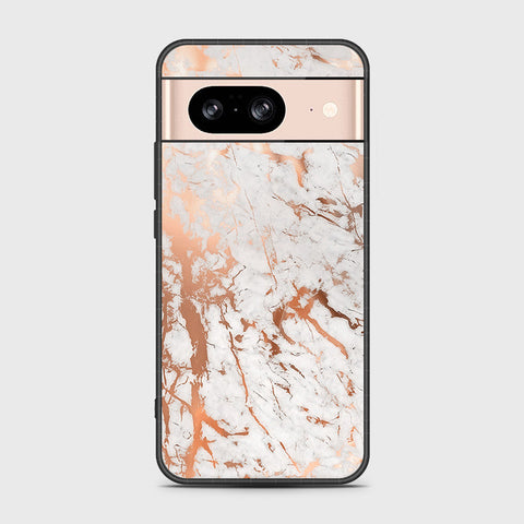 Google Pixel 8  Cover- White Marble Series 2 - HQ Premium Shine Durable Shatterproof Case