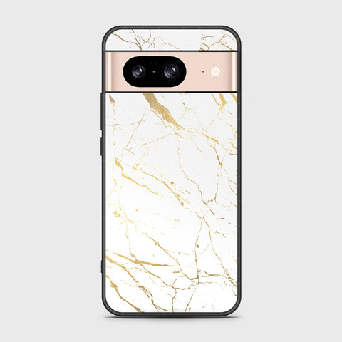 Google Pixel 8  Cover- White Marble Series 2 - HQ Premium Shine Durable Shatterproof Case