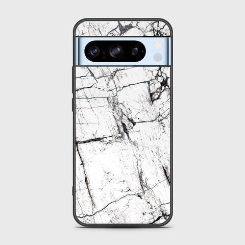 Google Pixel 8 Pro Cover- White Marble Series 2 - HQ Premium Shine Durable Shatterproof Case