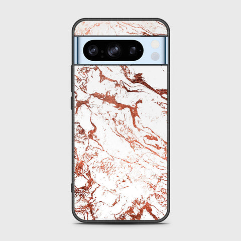 Google Pixel 8 Pro Cover- White Marble Series 2 - HQ Premium Shine Durable Shatterproof Case