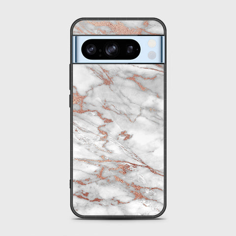 Google Pixel 8 Pro Cover- White Marble Series 2 - HQ Premium Shine Durable Shatterproof Case