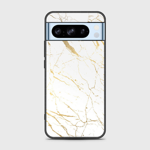 Google Pixel 8 Pro Cover- White Marble Series 2 - HQ Premium Shine Durable Shatterproof Case