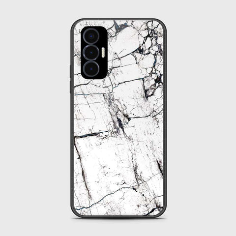 Tecno Pova 3 Cover- White Marble Series 2 - HQ Premium Shine Durable Shatterproof Case